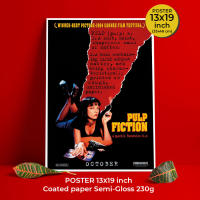 Pulp Fiction Poster 1994 โปสเตอร์หนังในดวงใจของใครหลายๆคน หนังลำดับที่ 2 ของ Quentin Tarantino