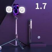 Gậy Tự Sướng Bluetooth Phiên Bản Mở Rộng 1.7M Giá Ba Chân Đèn Lấp Đầy Kép