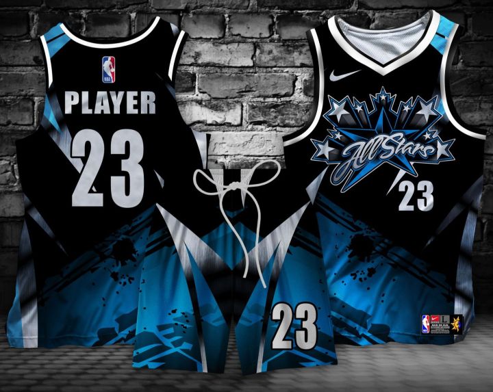 ALL STARS 04 FREE CUSTOMIZE NAME AND NUMBER ONLY BASKETBALL JERSEY full  sublimation high quality fabrics
