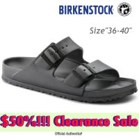 BIRKENSTOCK รองเท้าแตะชายหาดกันลื่นสำหรับผู้หญิง,ที่รัดคู่แฟชั่นรองเท้าแตะพื้นไม้ฤดูร้อนสีน้ำตาล2023รองเท้าเสริมส้นผู้หญิง