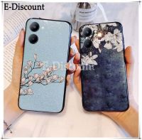 เคสคลังสินค้าพร้อม Realme 10 Pro + Plus เคสโทรศัพท์ TPU แบบน่มลายดอกไม้และกากเพชรส่องแสงเป็นประกายวิบวับแมกโนเลีย Realme10 Pro Plus เคสกันรอยฝาหลัง