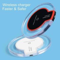 แผ่นชาร์จไร้สาย Qi บางเฉียบสำหรับ X Samsung Galaxy Qi Wireless Charger สำหรับ Universal Phone Wireless Charger