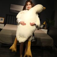 Cute White Goose Doll Stuffed Plush Pillow Big White Goose Pillow Baby Stuffed Animal Duck Doll Birthday Gift For Kids