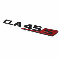 Glossy Black Letters A45 CLA45S Rear Trunk Badges Emblem Sticker for Benz W177 4matic