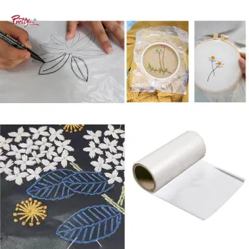 1pc Water Soluble Embroidery Patterns Embroidery Patterns Transfers Water  Soluble Stabilizer For Embroidery Stick And Stitch Embroidery Paper Designs