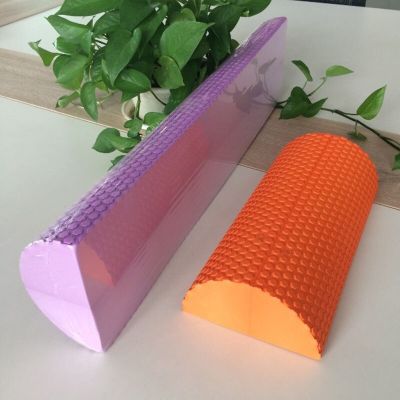 ：“{—— 30Cm 45Cm Half Round EVA Massage Foam Roller Yoga Pilates Fitness Equipment Balance Pad Yoga Blocks With Massage Floating Point