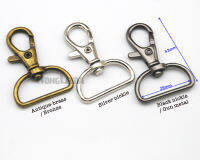 50pcslot 25mm 1 inch Alloy Swivel Clasps Snap Key Hooks DIY Key Chain Ring nickleblackbor make Free Shipping HK-008