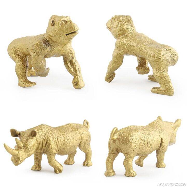 7pcsset-simulation-mini-wild-zoo-animal-figure-model-plastic-lion-tiger-orangutan-rhino-leopard-elephant-jy09-21-dropship