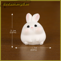 [Duola] 2023 New Year Gift figurines Miniature การ์ตูนกระต่ายแนวนอนเครื่องประดับน่ารักกระต่ายกระต่ายกระต่ายโต๊ะทำงานตกแต่ง