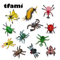 TFAMI Emulation แมลงสัตว์ของเล่นเด็ก Grasshopper พิษ Spider Mantis Bumblebee PVC ของเล่นเด็ก Tricky ของเล่น