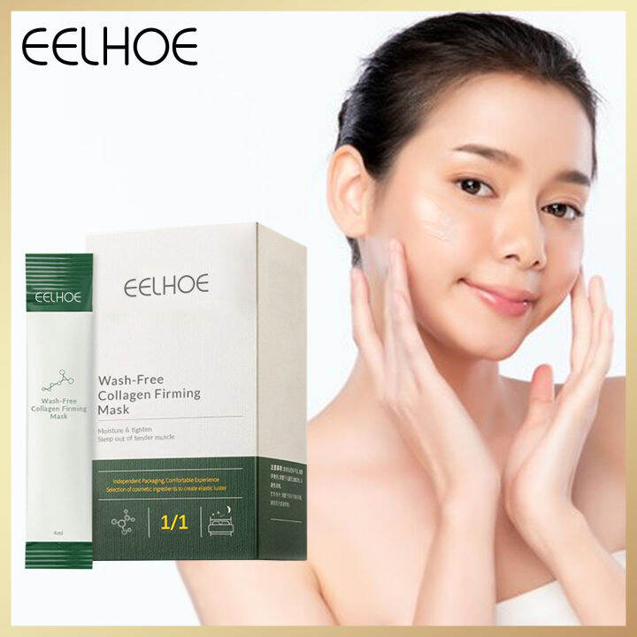 Eelhoe Sleeping Mask Collagen Deep Cleaning Whitening Original Acne