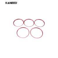 KANEED A5819-01ออโต้บิกซ์ช็อป5ชิ้นแหวนประดับระบายอากาศเครื่องปรับอากาศสีแดงสำหรับ Mercedes-Benz