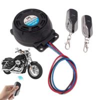 Motorcycle Security Alarm Bike Alarms For Ebikes Disc Brake Lock With Waterproof Alarm Disc Lock Motorcycle For Long-Distance Remote Control For Motorcycle Scooter richly