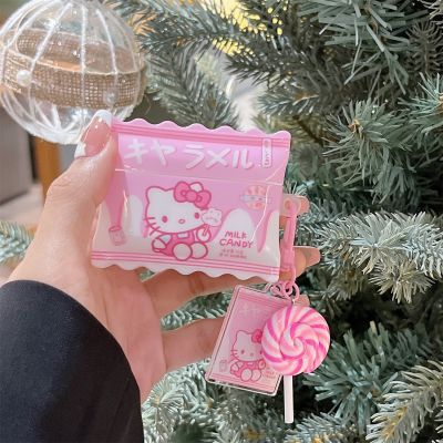 [2023ใหม่] เคส AirPods รูปการ์ตูน Hello Kitty พร้อมจี้สำหรับ AirPods 3 Apple AirPods 1 2 AirPods Pro 2เคสอุปกรณ์หูฟังไอโฟน