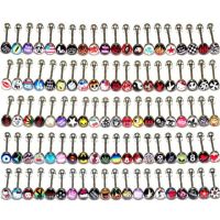 【support】 Sky Joy 10ชิ้น/ล็อต UV Piercing Steampunk Black Piercing Barbell For Women Men Fashion Body Piercing Jewelry