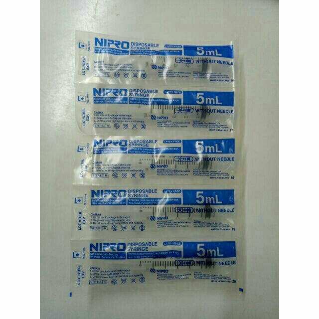 nipro-หลอดฉีดยาไซริงค์-ปริมาตร-5-ml