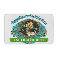 Augustiner Munich Beerlagerbier Hell 1เสื่อปูห้องน้ำพรมเช็ดเท้าหน้าประตู50x8 0ซม. พรมกลางแจ้งพรมเช็ดเท้าหน้าประตู