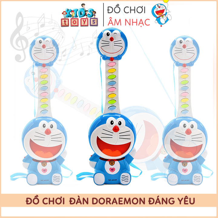 Đàn piano Doraemon 8 phím dễ thương, đồ chơi phát nhạc guitar thông minh cảm  thụ âm nhạc tốt, giúp bé phát triển tư duy sáng tạo 