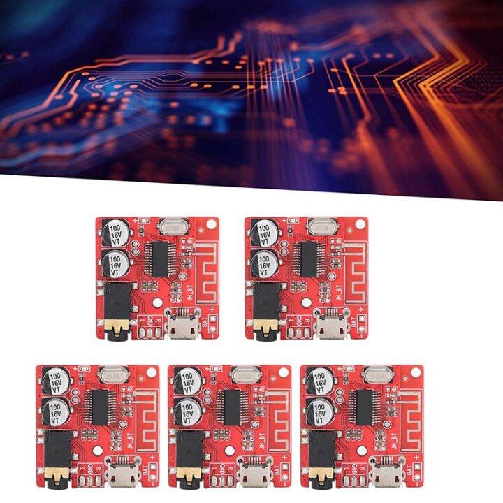 5pcs-diy-bluetooth-5-0-receiver-board-lossless-decoder-board-wireless-stereo-music-module-speaker-amplifier-module