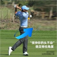 ★NEW★ The golf head trainer stabilizes the head teaching and clips it on the brim of the hat to keep the head without getting up or moving sideways