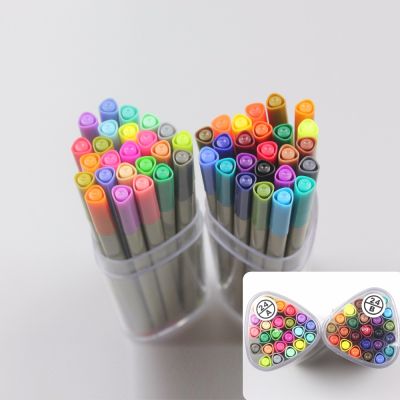 Finecolour EF300 Water-based Colored Fineliner 0.3mm 48 Colors Professional Sketch Drawing Art Markers