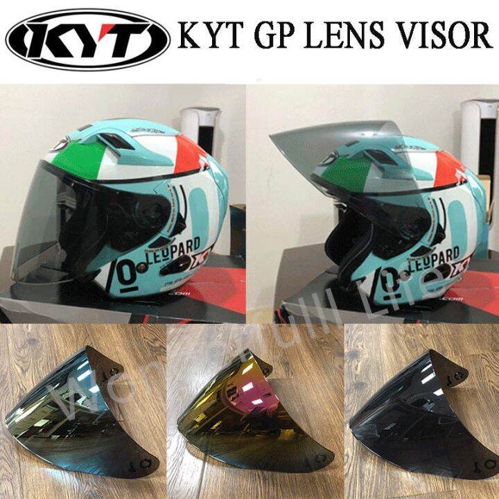 Original KYT Visor Lens Fit For KYT GP Helmet KYT GP Visor Lens With Bag KYT GP Visor Lens KYT