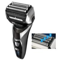 Kemei 3-Speed Electric Shaver For Men Rechargeable Beard Electric Razor Wet Dry Facial Shaving Machine 4-Blade System