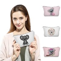 Student Pencil Case Outdoor Women 39;s Makeup Bag Cartoon Koala Print Cosmetic Storage Bag School Teacher Gift Portable Cute Animal