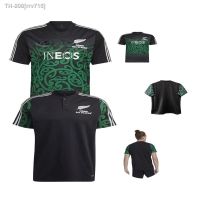 ฟุตบอล 2023Rugby World Cup 2022-2023 Maori Training T-shirt Rugby Jersey Football Shirt High Quality Size S to 5XL