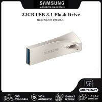 แฟลชไดร์ฟ Samsung 32GB USB 3.1 FLASH DRIVE (บาร์ PLUS)-อ่านความเร็ว200เมกะไบต์/วินาที