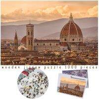 MOMEMO Florence 1000ชิ้นปริศนาทำจากไม้ผู้ใหญ่1000ชิ้นจิ๊กซอว์1000ชิ้นของเล่นปริศนาภูมิทัศน์เมืองที่สวยงาม