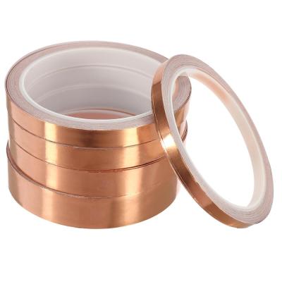 10m Waterproof Strip Adhesive Tape Foil Tape Adhesive Conductive Copper Tape Anti-static Single-sided Repair Tape 6-20mm Adhesives  Tape