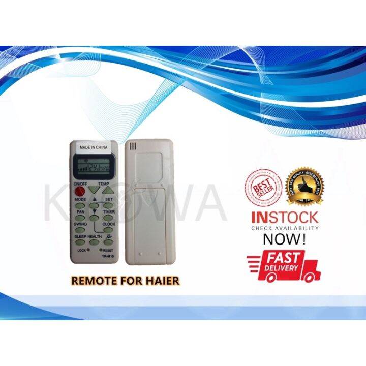 Haier Air cond Air conditioner replacement remote control YLM05YL