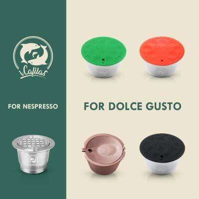 【YF】 Cápsula de café recarregáveis para Nespresso plástica reutilizável Link Dolce Gusto Dropshipping