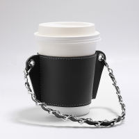 ZHUHAO 350ml ที่ถอดออกได้ CHAIN ถ้วยกาแฟแบบพกพาแขวนถุงถ้วยแบบพกพา