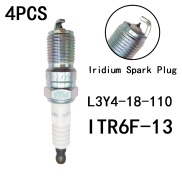 HOT W 4pcs lot L3Y4 18 110 ITR6F13 Iridium Spark Plug For Mazda 3 6 Ford