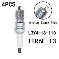 【YF】 4pcs/lot L3Y4-18-110 ITR6F13 Iridium Spark Plug For Mazda 3 6 Ford Volvo S40 V40 C30 Escape Jaguar Fiesta Focus Mondeo ITR6F-13