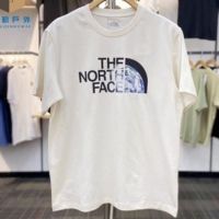 ✿ Thenorthface เสื้อยืดลําลอง แขนสั้น คอกลม ผ้าฝ้าย พิมพ์ลาย ระบายอากาศ แฟชั่นฤดูใบไม้ผลิ และฤดูร้อน