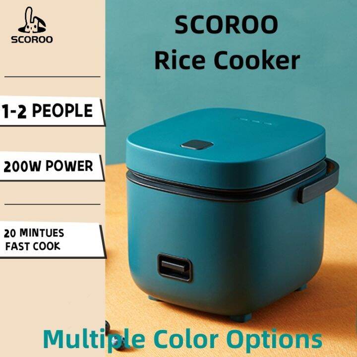 SCOROO Rice Cooker 1.2L Mini Multifunction Rice Cooker Nonstick Loved