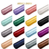 ❒﹍ Abraca Dabra COD New Ice Silk Bolster Case Satin 1 Piece Super Soft Silk 16 Solid Color Bolster Cover 100 Quality Cool Feeling Size 105x35 cm