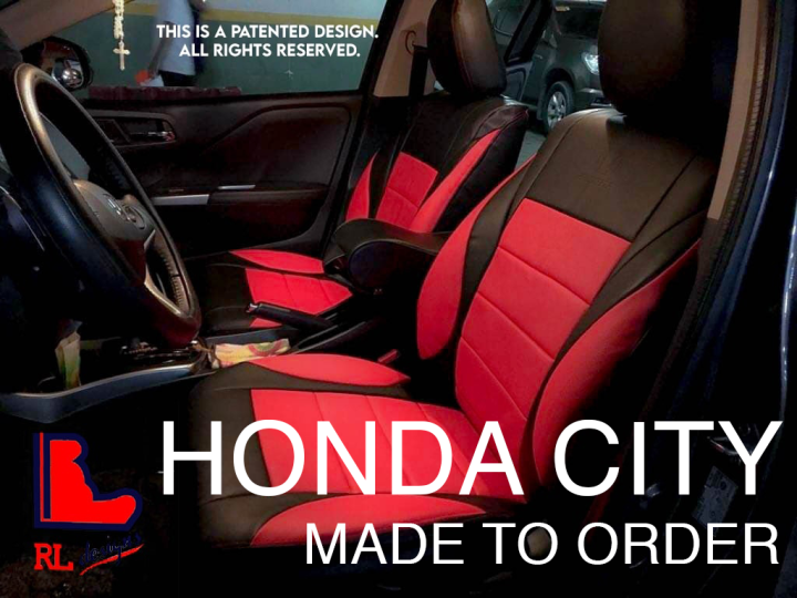 Honda City German Leather Seat Covers (All Seats Included, Custom Fit