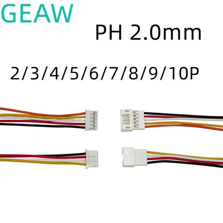 10set JST PH 2.0 Connector Male Female Plug Jack Micro Cable JST Male ...