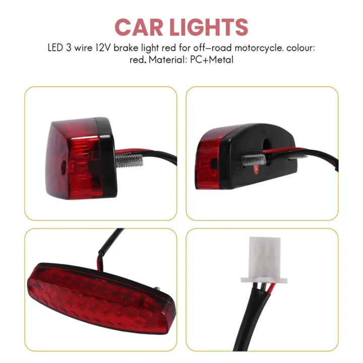 atv-12v-3-wire-brake-stop-light-license-taillight-red-for-atv-off-road-motorcycle-signal-lamp-accessories-car-lights