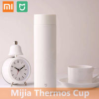 Xiaomi Thermo Mug Mijia แก้วความร้อน500ML ถ้วยกาแฟแก้วพร้อมฝาปิดเป็นของขวัญเด็กขวดเก็บความร้อน316สแตนเลส Liner