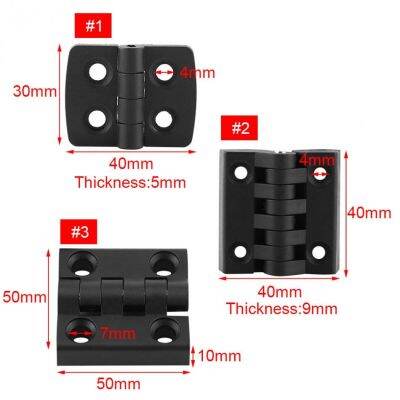 【YP】 10pcs/set Color Plastic Butt Hinge for Electric Cabinet Hardware