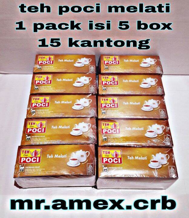 1 Pack Isi 5 Box Teh Poci Melati Lazada Indonesia