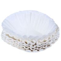 2000Pcs 25cm Sheets American Commercial Coffee Filter Paper Basket Coffee Filters Coffee Ware Coffee Filters (White)