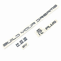 สำหรับ BYD Yuan Plus Atto 3 Tang Silver Back Trunk Letter โลโก้สีดำ1Pc