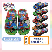 รองเท้าแตะเด็ก Footniks  รุ่น 28-808  ***งานปรับสายได้ แบบสวม ซุปเปอร์แมน (Superman) ลิขสิทธิ์แท้ DC Super Friends