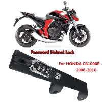 Motorcycle Helmet Lock Password Mount Hook Black Side Anti-theft Security Fits for HONDA CB 1000R 2008 2009 2010 2011 2012-2016